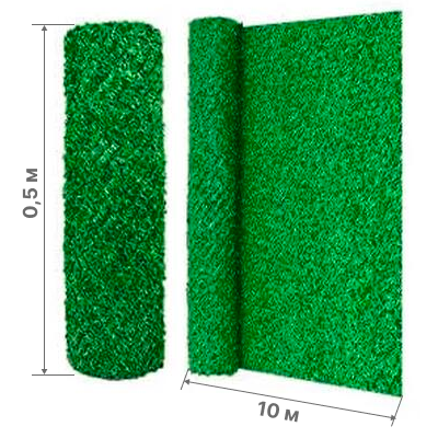0,5x10 м (46х46мм; d1,6ммх2; 2 ПВХ)